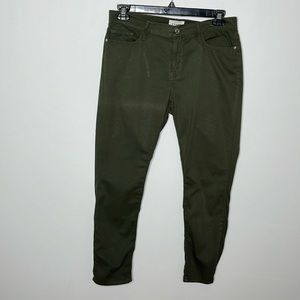 FRAME Le Garcon Green Skinny Jeans Sz 28